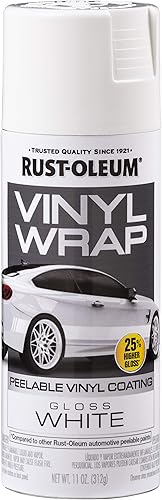 Rust-Oleum Automotive 352725 Rust-Oleum - Aerosol de envoltura de vinilo, blanco, 11 onzas (paquete de 1)