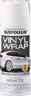 Rust-Oleum Automotive 352725 Rust-Oleum Vinyl Wrap Spray, White,11 Ounce (Pack of 1)