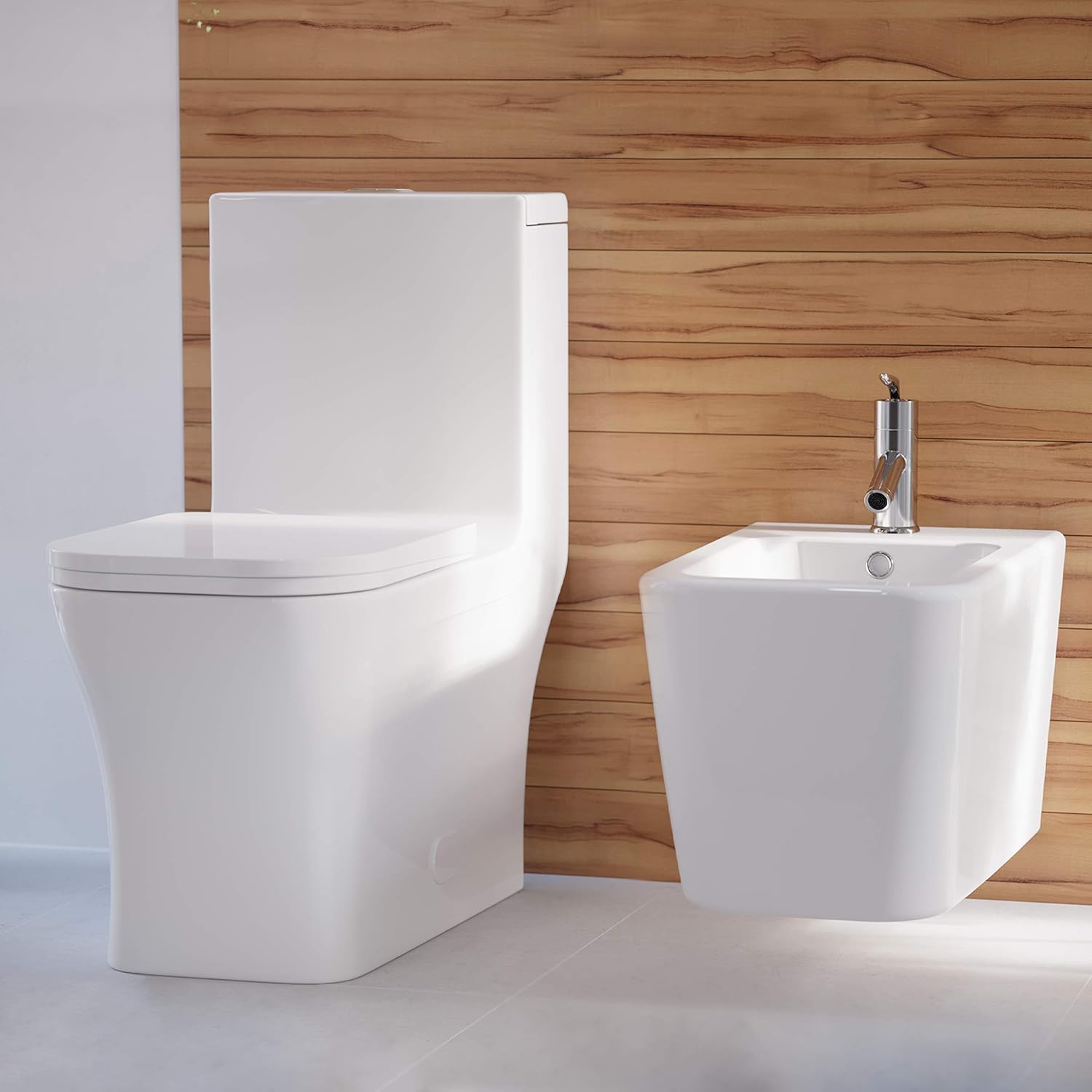 Swiss Madison Well Made Forever SM-1T106 Concorde One Piece Toilet, Glossy White - - 