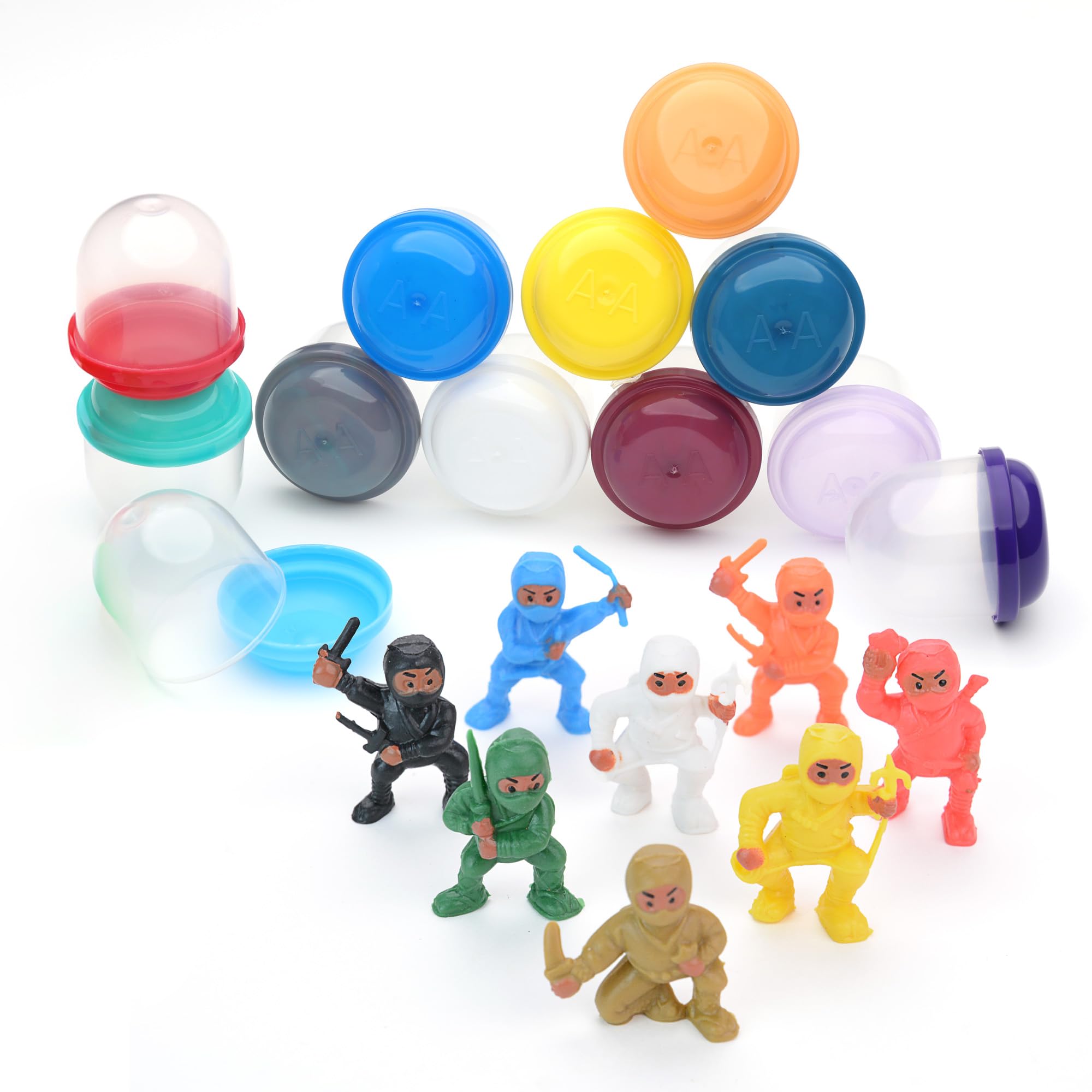 Amazon.com: Entervending Ninja Toys in Capsules - 50 Pcs - 1.1