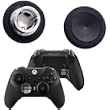 Deal4GO 2-Pack Short Concave Magnetic Analog Thumbstick Set Replacement for Xbox One Elite 2 Controller Standard Thumb Sticks Black (NOT FIT Elite 1698)