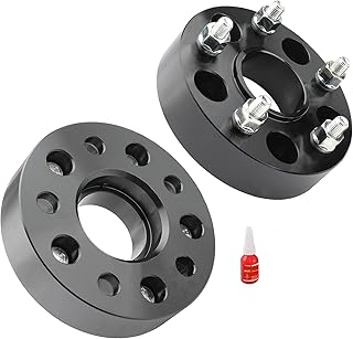 Richeer 5x4.75 Wheel Spacers for Camaro Corvette Eldorado Sonoma Jimmy Firebird S10, 2PCS 1.5 inch Hubcentric 5x120.65mm with 12x1.5 Studs & 70.5mm Center Bore(Don't fit S10 Front hub of 2WD Models)