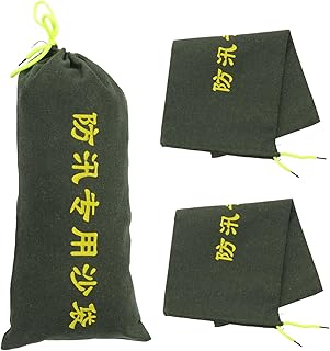 TEHAUX 3 Pçs Barra De Areia De Controle De Inundação Saco De Areia Anti-Inundação Barreira De Inundação Sacos De Areia De Treino Sacos De Areia Para Inundações Sacos De Areia De Controle