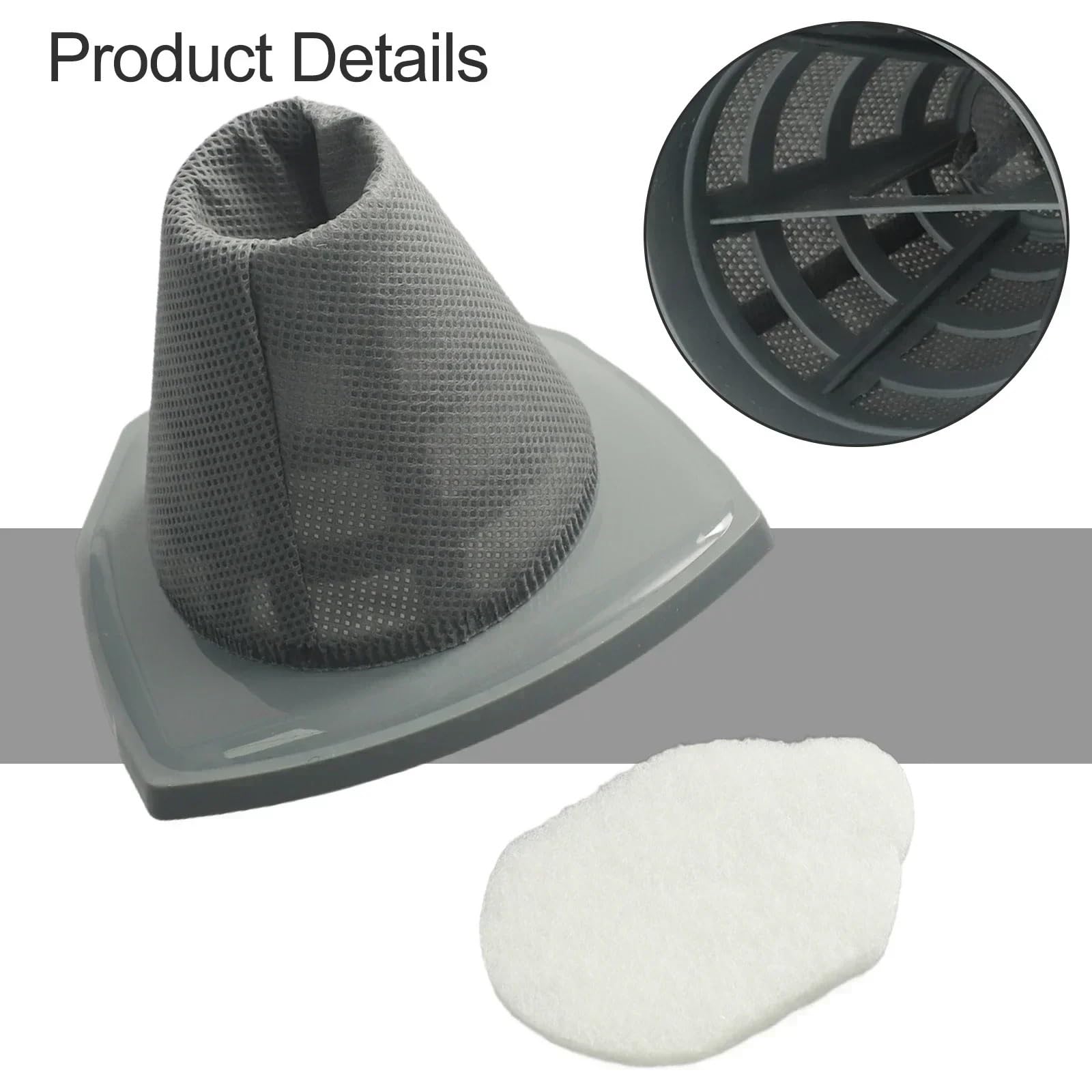 Filtros For Aspiradora (2 O 6 Unidades), Compatibles Con Aspiradoras De Varilla NES215A, NES210, N0101 Y N0102. Accesorios For Herramientas De Aspiradora.(6pcs)