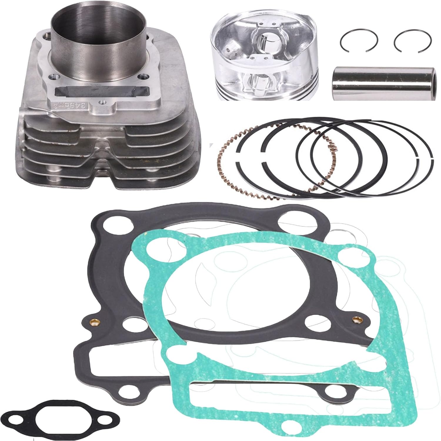 Compatible with Yamaha 350 YMF350 YFB350 USATV Cylinder Kit, 83/85mm, Compatible with Bear Bruin Warrior Raptor Grizzly Models 1987-2014 (YFM350, 83+mm)