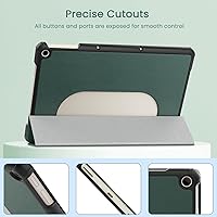 Vista 7 de MoKo Funda para tableta Google Pixel 2023, diseño plegable, ultra fina y delgada, de cuero TPU, protector completo, funda con soporte triple