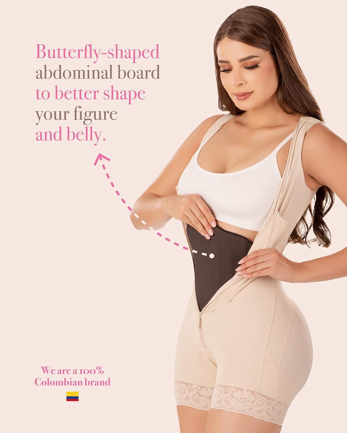 SHAPE CONCEPT Fajas Colombianas Tabla Abdominal SCA304 Ab Board Post Surgery Liposuction Recovery Boards, Lipo Board