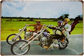 ERLOOD Metal Tin Sign Motorcycle Retro Vintage Home Decor Metal Bar Tin Sign 12 X 8