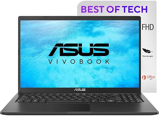 ASUS Vivobook 15, 15.6-inch (39.62 cm) FHD, Intel Pentium Gold 7505, Thin and Light Laptop, (8GB RAM/256GB SSD/Intergrated Graphics/Windows 11…