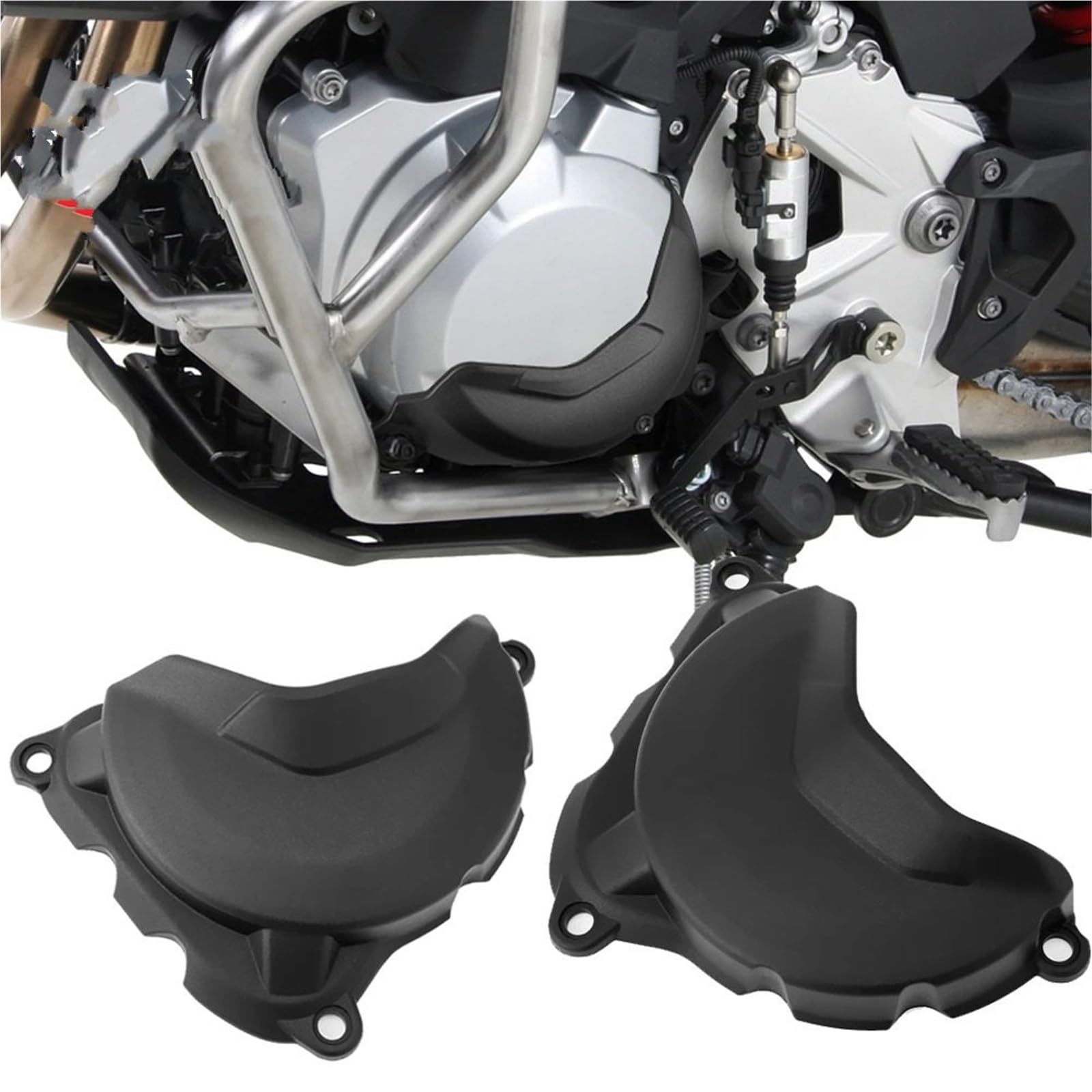 Silnik pasuje do motocykli BMW F750GS F850GS F900R F900XR F 850 ​​GS ADV 900. Osłona cylindra silnika i głowicy Osłona ochronna chłodnicy