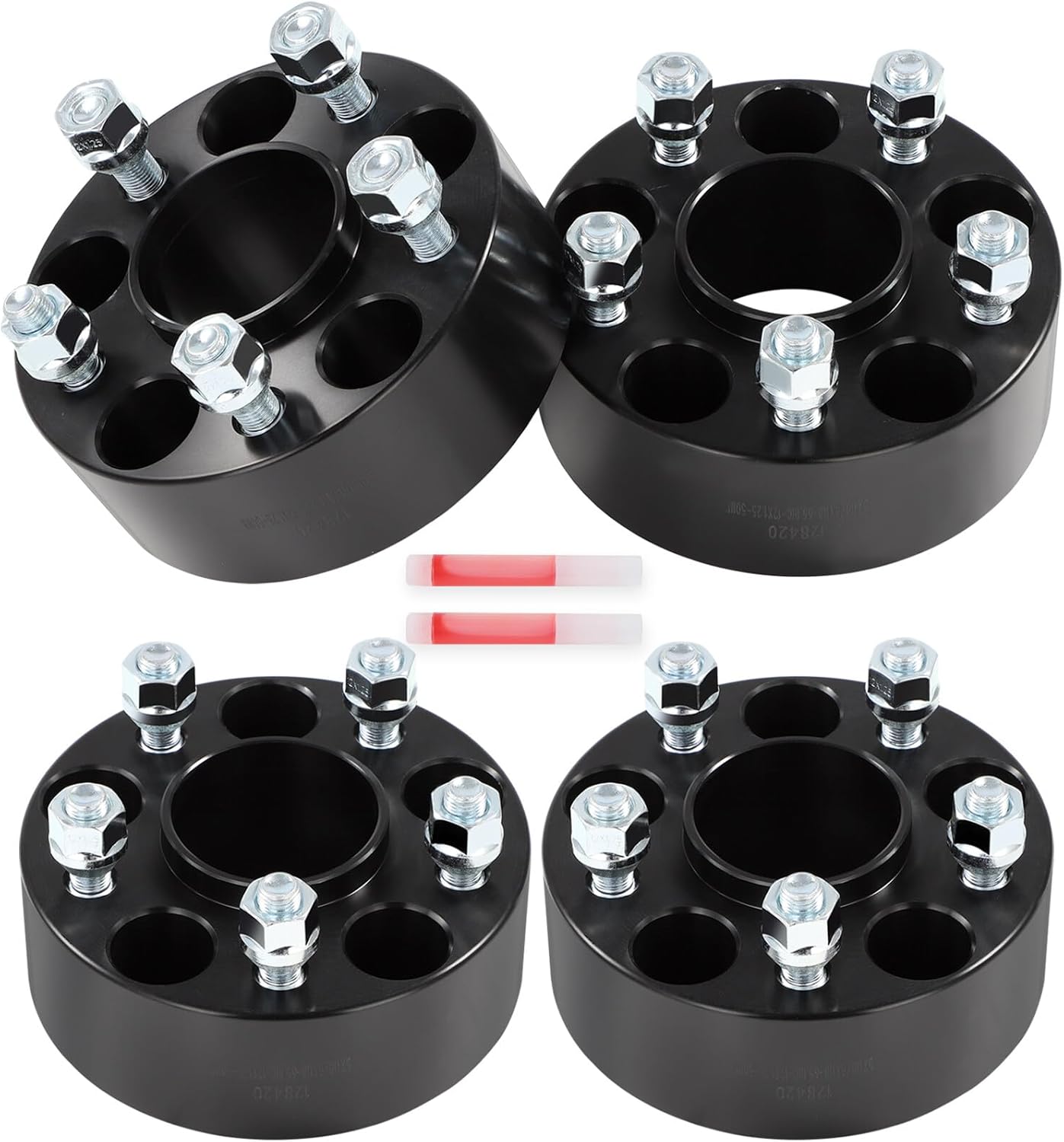 5x110 to 5x110 Wheel Spacers Hub Centric 2 inch Wheel Adapters 4pcs 5 Lug 12x1.25 65.1mm hub bore Compatible with 2014-2023 for Cherokee 2017-2023 for Compass 2015-2023 for Renegade