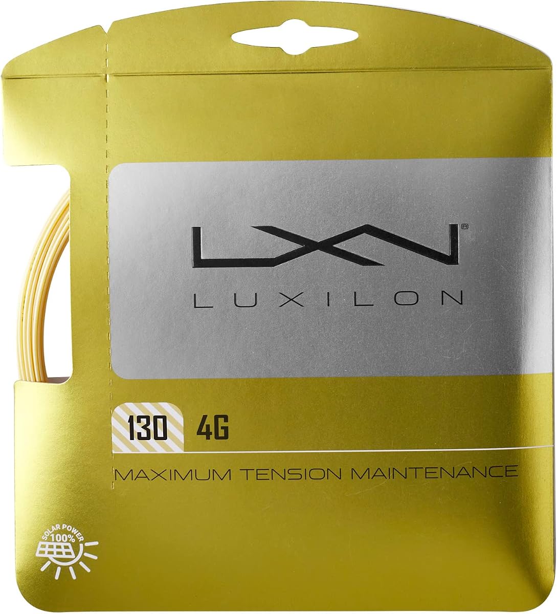 Luxilon 4G 130 Tennis String - Set, Gold