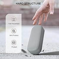 Vista 4 de Marvolia Estuche para gafas de sol, funda rígida grande de piel sintética para gafas de sol