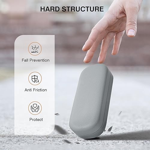 Miniatura 4 de Marvolia Estuche para gafas de sol, funda rígida grande de piel sintética para gafas de sol