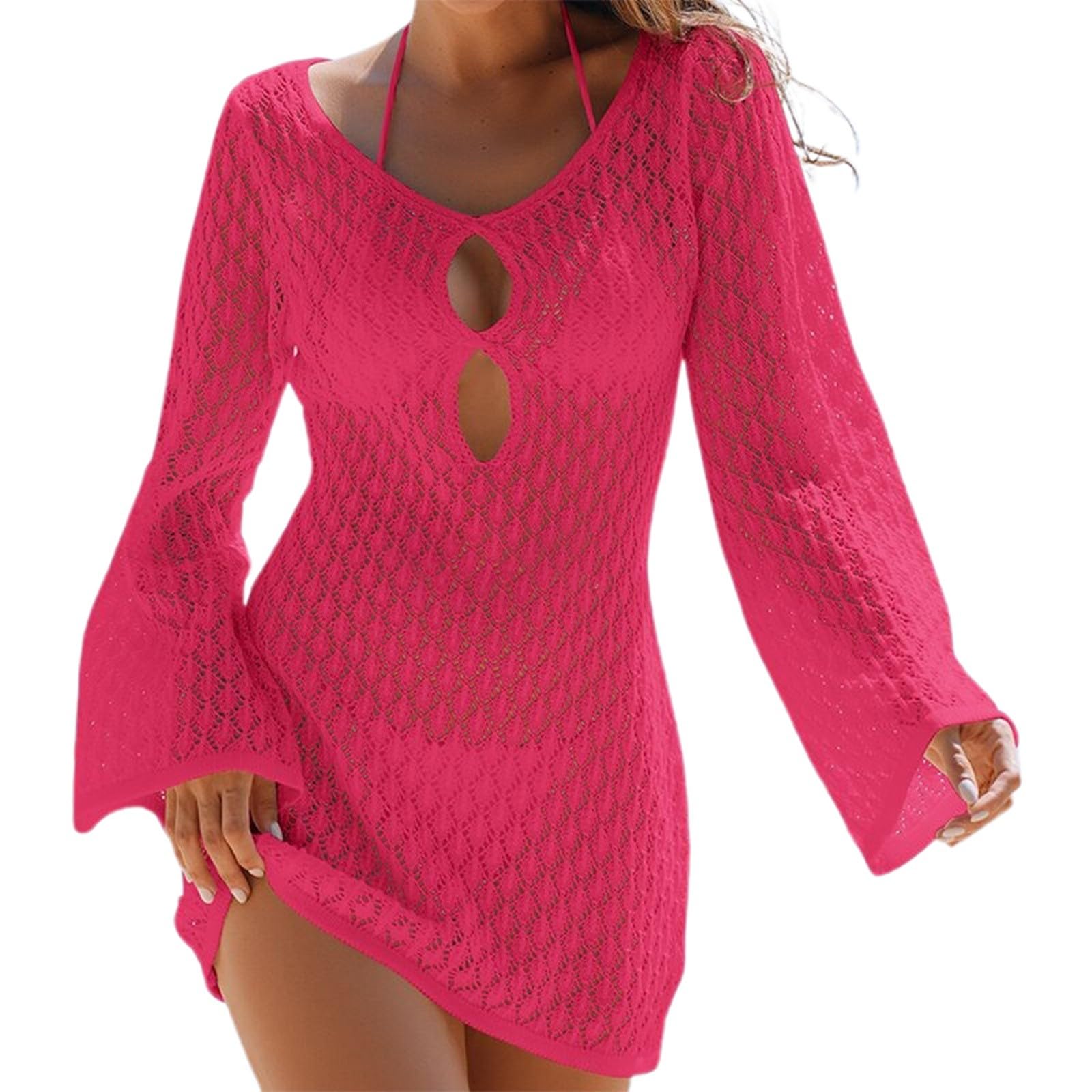 Bikini cover up transparent pour les vacances à la plage en été - 8