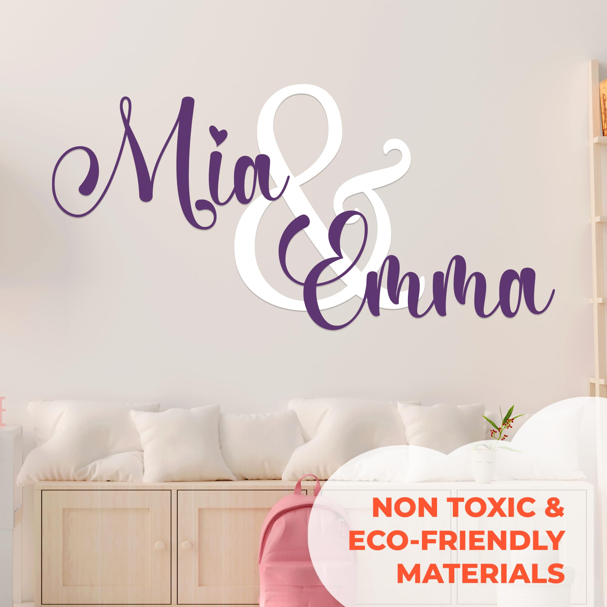 Nombres Personalizados Para Pared Personalized Multiple Font Custom Name \u0026  InitialStickers... Letras Para Decorar, image size:2000x2000