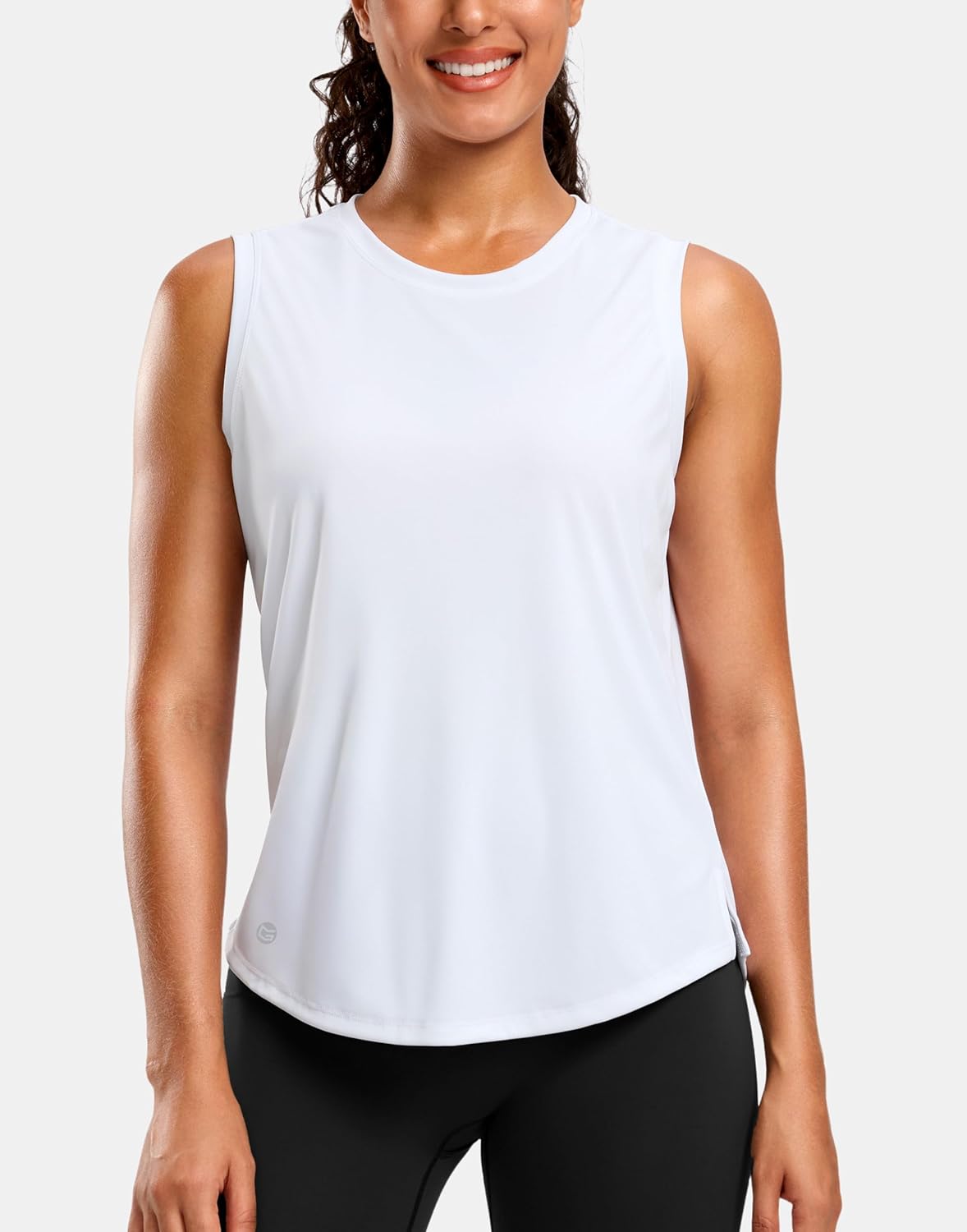 G Gradual Women's Sleeveless Workout Tops Lightweight High Neck Tennis Yoga Shirts Running Athletic Tank Tops for Women - Image 2