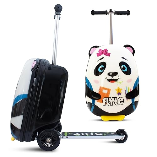 Flyte Valigia per monopattino pieghevole per bambini, con guscio rigido,