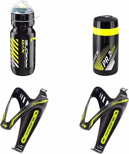 Raceone Kit Race X3 (4 PCS): Portaborraccia X3 + Borraccia XR1 + Toolbox  PR2 Bici Race/MTB/Gravel/Trekking Bike. 100% Made in Italy (Kit_3_X3_PR2_Y)  : Amazon.it: Sport e tempo libero