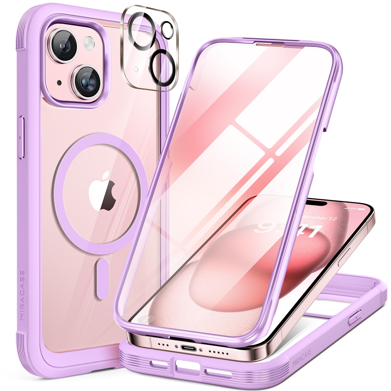 Amazon.com: Miracase Magnetic for iPhone 15 Plus Case 6.7