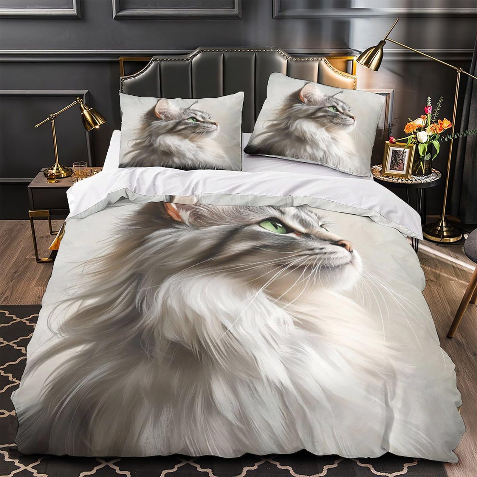Parure de lit baisers rouge à lèvres housse couette 220x240 pour homme