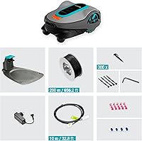 Vista 4 de GARDENA 15101-20 SILENO Life - Cortacésped robótico automático, con aplicación Bluetooth y cable delimitador, uno de los más silenciosos de su