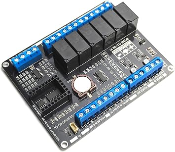 CANADUINO RP2040 PLC-100 Programmable Logic Controller for RP2040 Zero Module - Compatible with Arduino