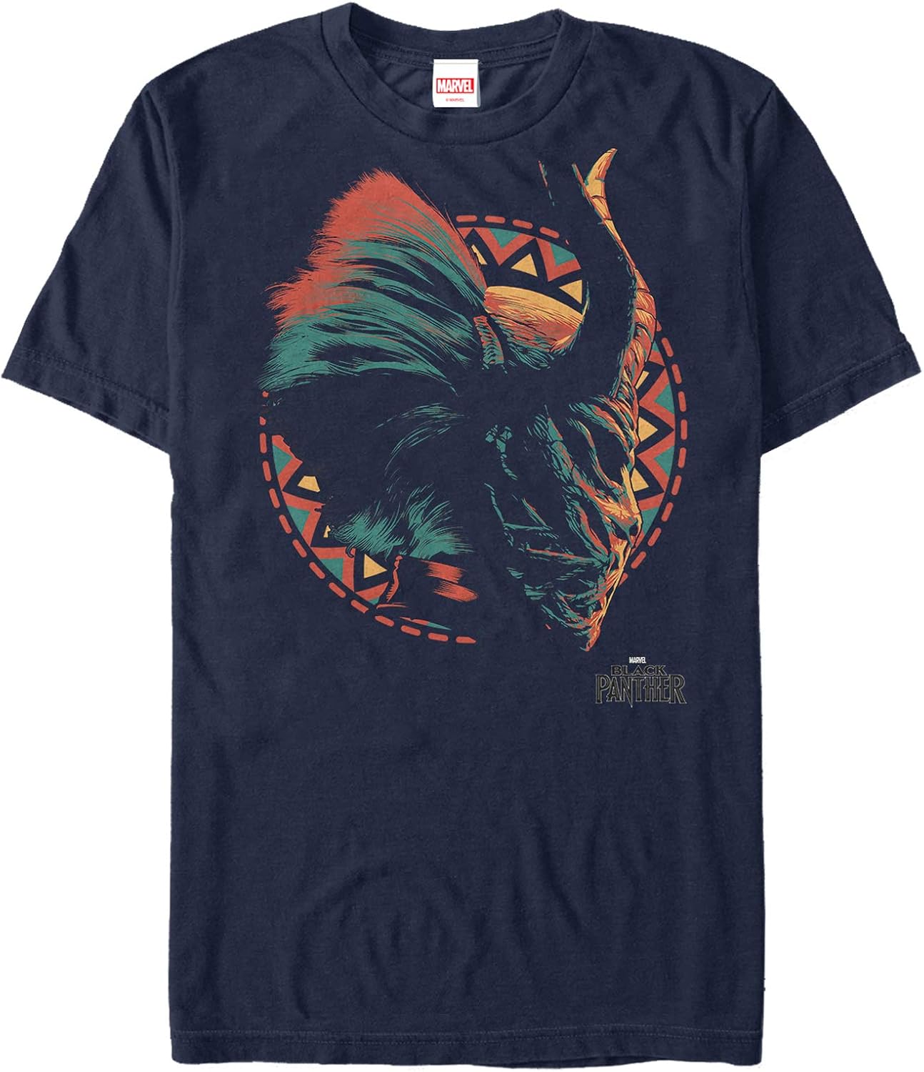 Men's Marvel Black Panther 2018 Killmonger's Mask T-Shirt