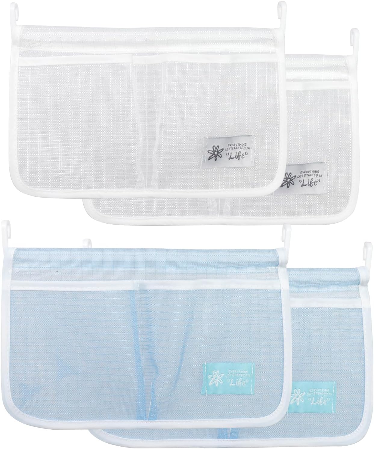 4 Pcs Refrigerator Door Organizer Set, Fridge Hanging Mesh Bag