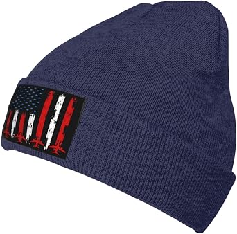 Stretchy Knit Beanie Hat | Unisex Warm Knitted Hats Winter Ski Skull Caps Acrylic Knit Stocking Cuffed Cap Watch Caps
