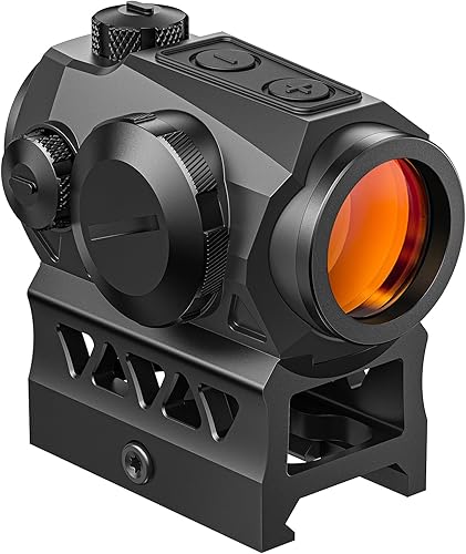 CVLIFE JackalHowl - Mira de punto rojo, 0.394 x 0.787 pulgadas, 2MOA, punto rojo, movimiento despierto, alcance de punto rojo, óptica compacta de