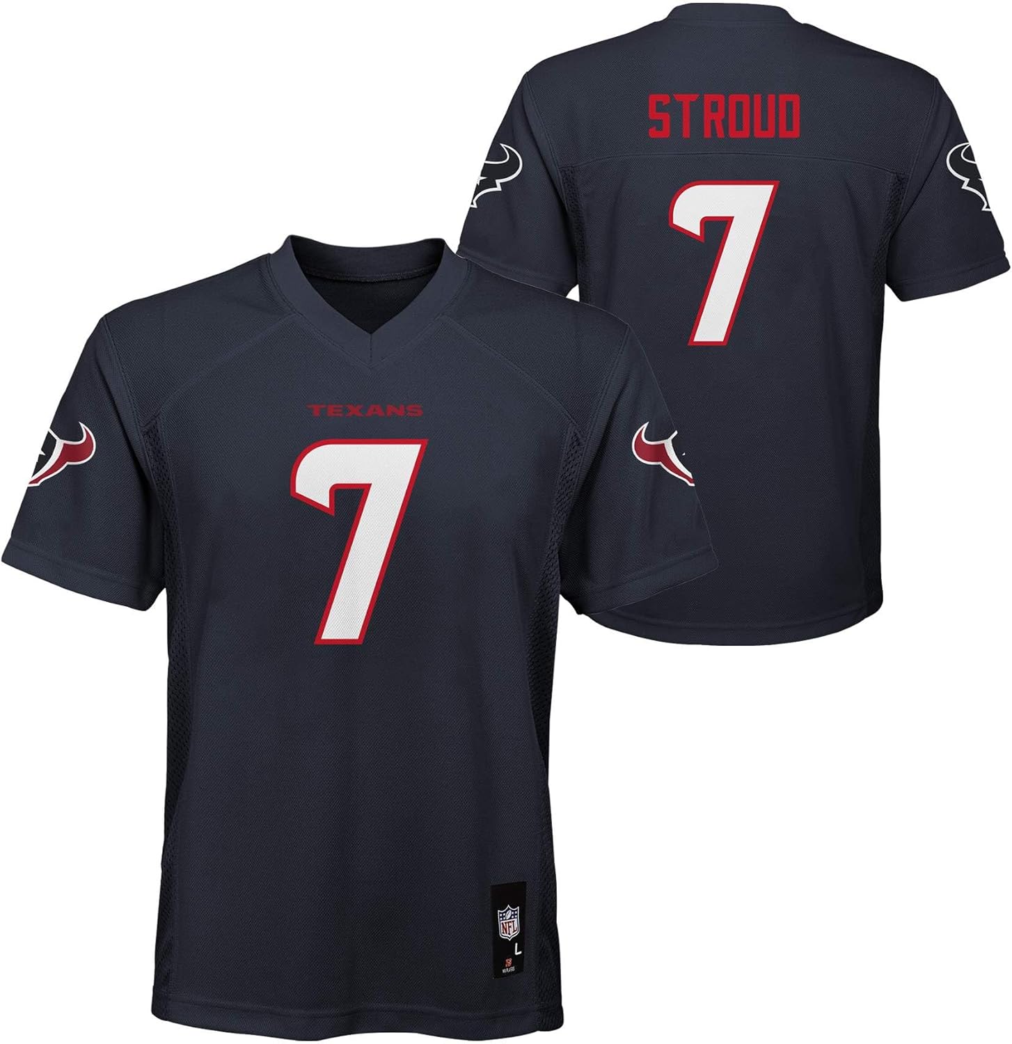 CJ Stroud #7 Houston Replica Player Jersey - Youth Boys (8-20)