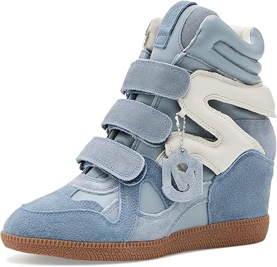 Steve Madden Women's MavisSneaker, Blue Multi, 5 UK
