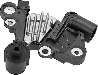 Regulador de voltaje del alternador F00M346033 ARE0135 13452100 IB6024 Plástico ABS duradero de, color negro, punto de ajuste de 14 V, reemplazo directo para Serie 1 E81 E87