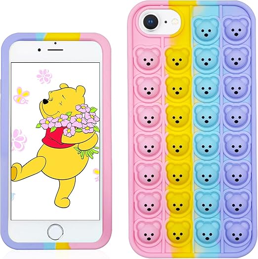 Amazon Com Knfui For Iphone 6 6s 7 8 Se Pop It Phone Case Cartoon Kawaii Cute Fun Funny Silicone Design Cover For Girls Kids Boys Fidget Rainbow Bear Cases For Iphone 6 6s 7 8 Se 4 7 Amazon Com Knfui For Iphone 6 6s 7 8 Se Pop It Phone Case Cartoon Kawaii Cute Fun Funny Silicone Design Cover For Girls Kids Boys Fidget Rainbow Bear Cases For Iphone 6 6s 7 8 Se 4 7