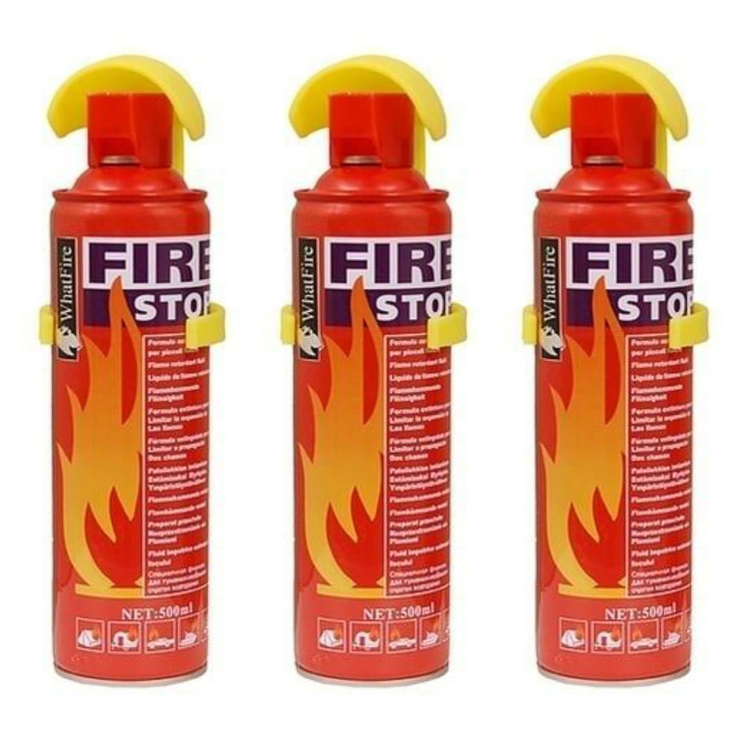Sashik Pack of 3 Fire Extinguisher for Home,Office,Kitchen,Factory,Car,Truck and Much More Uses 500ml Each - Review, Price and Buying Guide