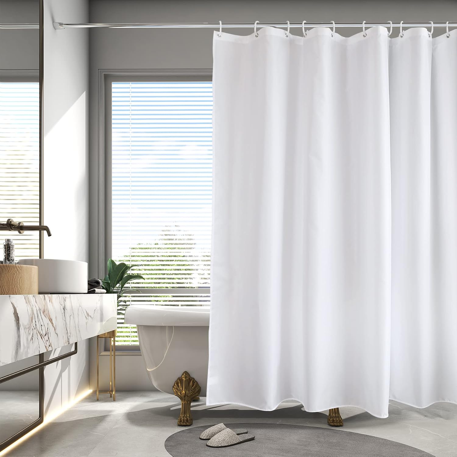 Aoohome 防カビ シャワーカーテン 透明 90x180cm 防水 バスカーテン ユニットバス 浴室 間仕切り 北欧 クリア 清潔 円高還元 Aoohome 防カビ シャワーカーテン 透明 90x180cm 防水 バスカーテン ユニットバス 浴室 間仕切り 北欧 クリア 清潔 円高還元