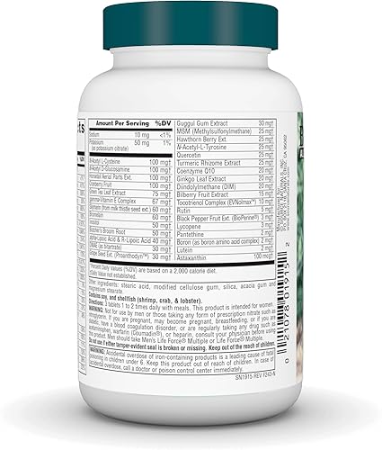 Miniatura 10 de Source Naturals Suplemento multivitamínico diario y multivitamínico para la salud inmune de las mujeres Life Force - 180 tabletas