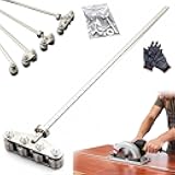 Circular Saw Roller Guide,24 Inch Circular Saw Guide, GuiaDeslizante Sierras,Sliding Guide for Circular Saw,Positioning Calipers for Precise Measurements & Easy Wood Cutting (Four Bearing)