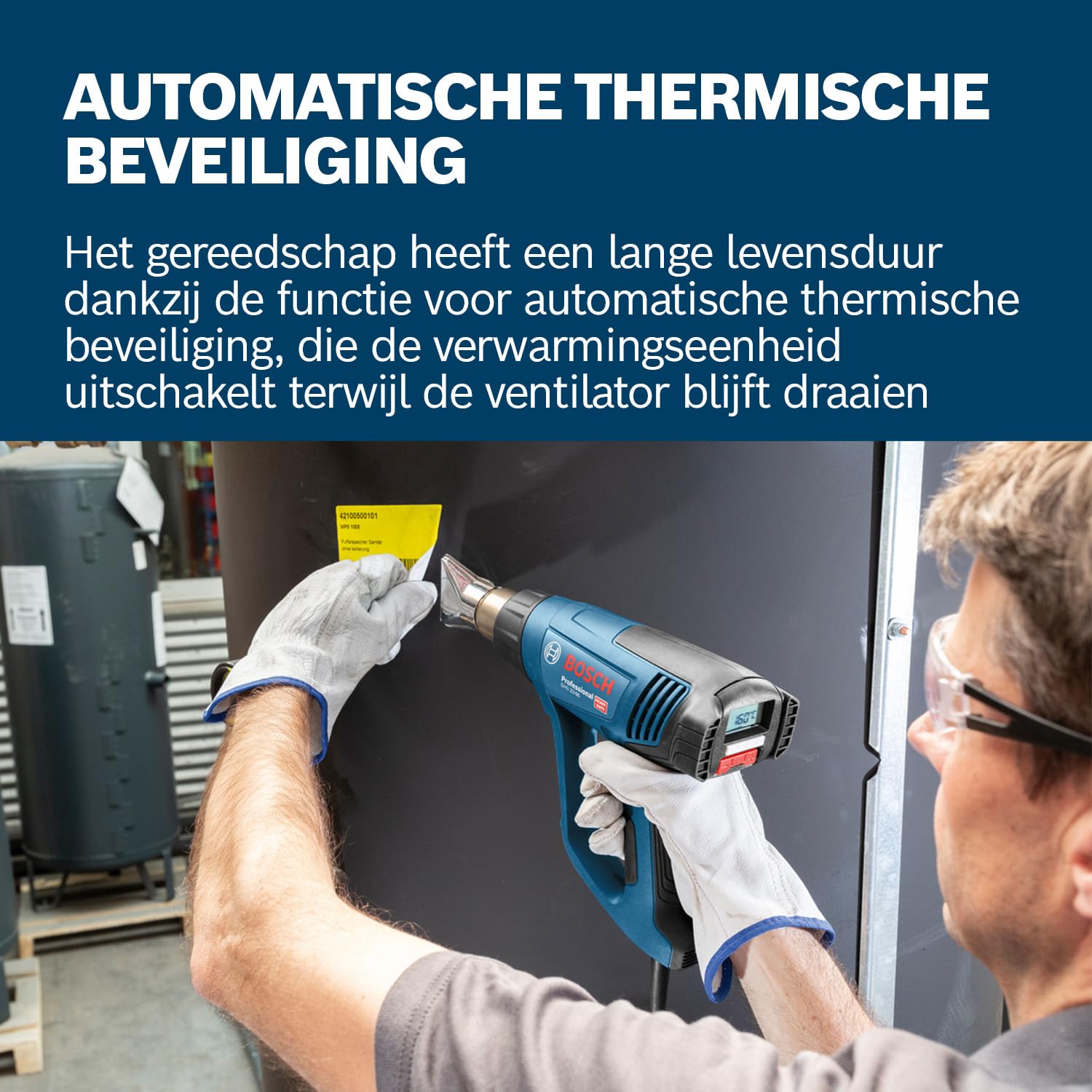 Bosch Professional Lijmpistool Gkp 200 Ce (500 Watt, Incl. Extra Lang Mondstuk, Afneembaar Snoer 3,5 M, Universeel Mondstuk, Mondstuk Met Brede Sleuf, 8 X Lijmstick 200 Mm, In Koffer