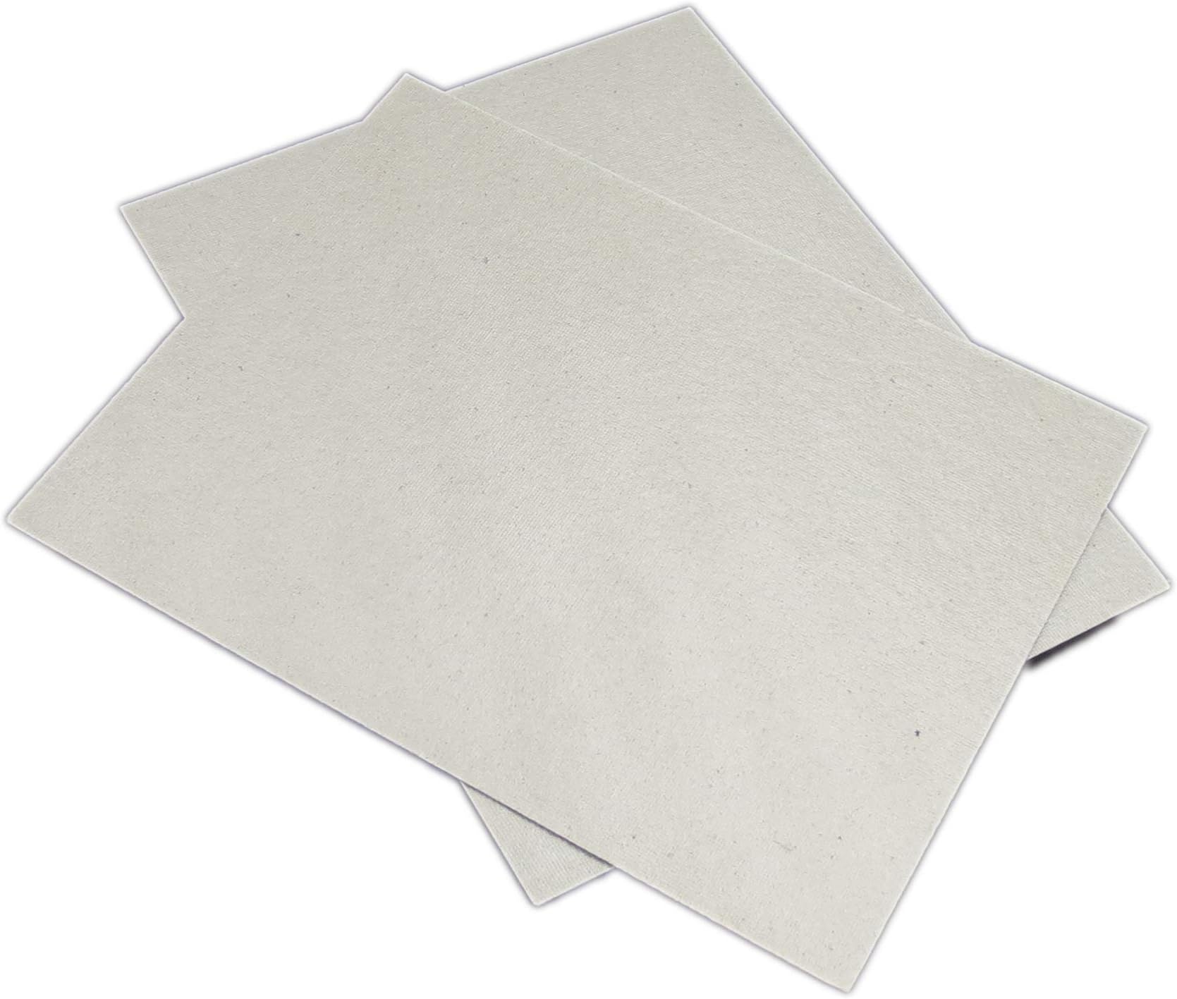 2 PCS DIY can Cut The Microwave Oven mica Piece, Suitable for 99% Turntable, Thickening Type Microwave Oven Block, (4.7inx5.9in)12CMx15CM