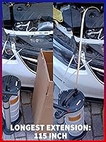 Vista 2 de Bomba extractora de aceite 7L Cambiador de aceite manual Evacuador de líquido de vacío Extractor para fluidos automotrices Evacuación al vacío