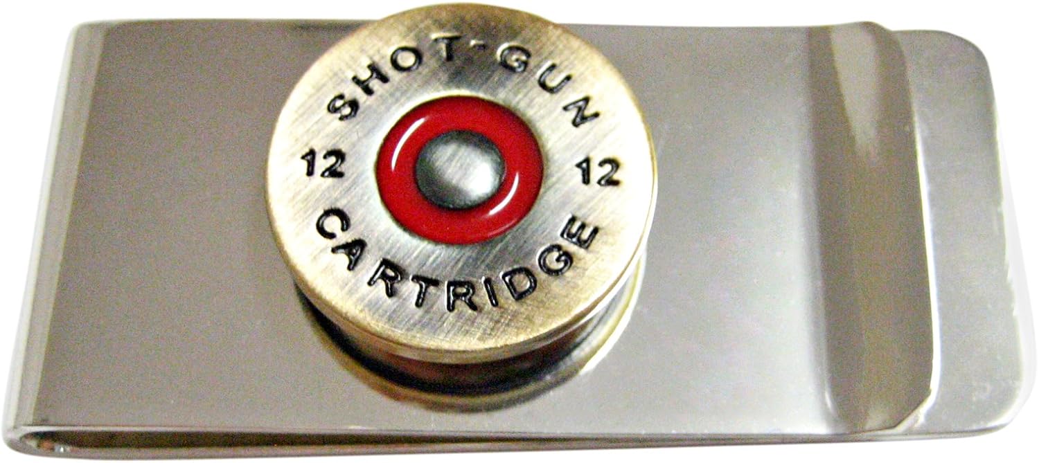Kiola Designs Brass Toned Shotgun Shell Money Clip