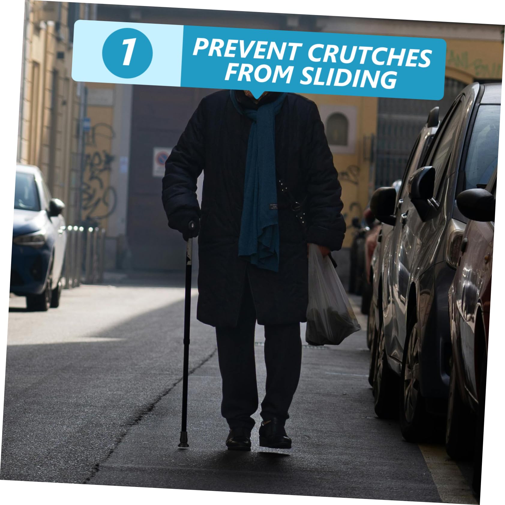 Beavorty 3sets Trekking Pole Tip Protectors Walking Stick Tips Rubber End Covers Anti-Slip 4pcs*3