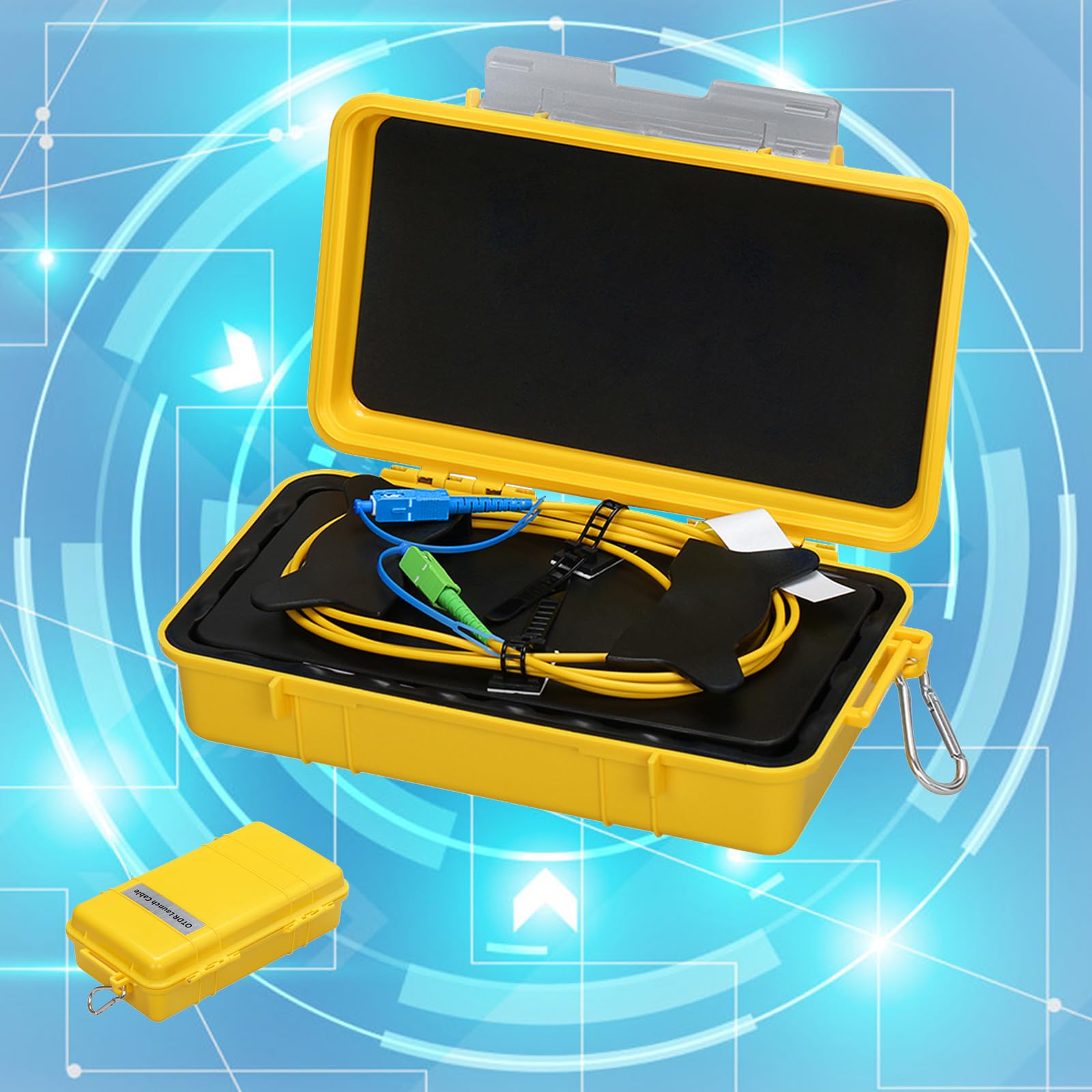 OTDR Launch Cable Box monomode 500m SC UPC APC cordon testeur fibre optique - 8