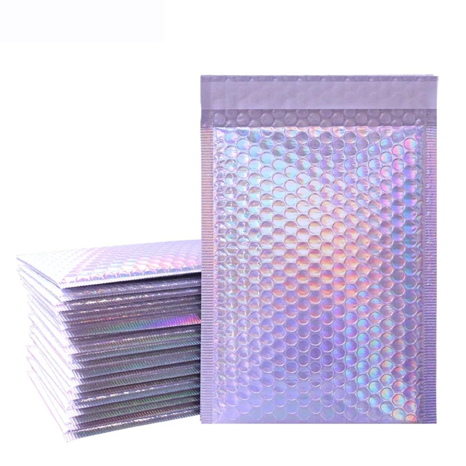 10 pezzi/lotto buste postali a bolle d'aria, buste alluminate, buste laser, autosigillanti, imballaggio postale, confezione for la spedizione di libri, colorate(29X36cm 10pcs)