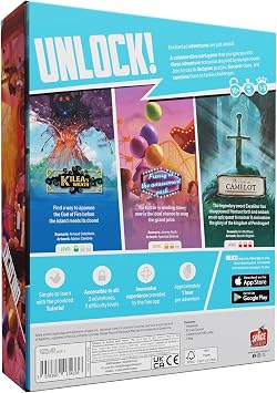 Asmodee | Unlock! 14: Enchanted Adventures | Cooperative Escape Room Game
