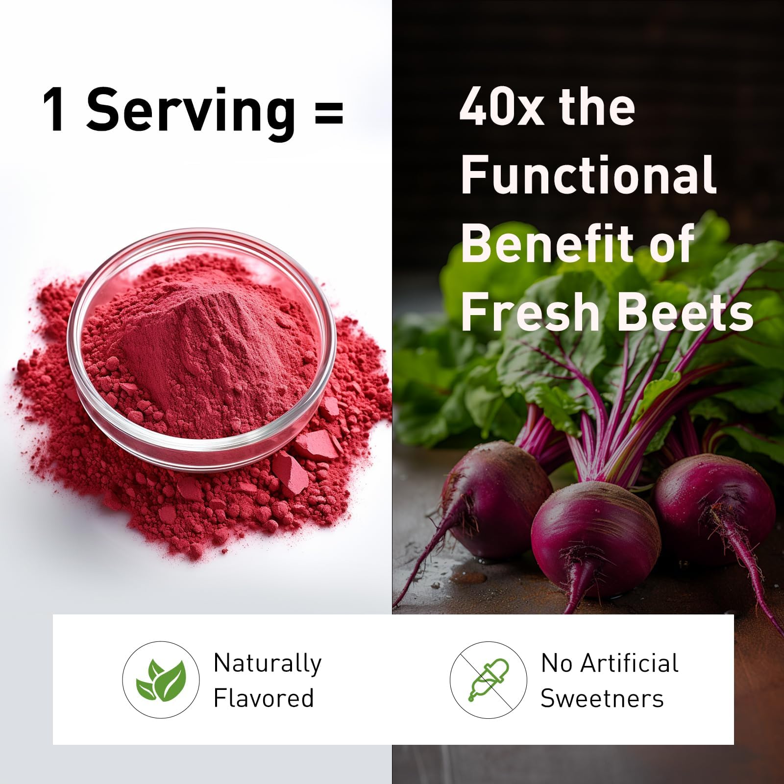 Unleash’d Organic Beet Root Powder 16 oz – 100% Pure Raw Superfood, Non-GMO, Nutrient-Rich Energy & Circulation Support — Amazon image 3