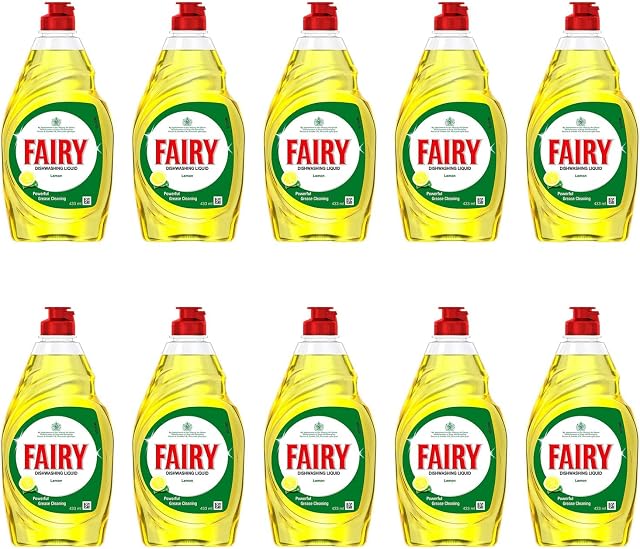 Fairy Lemon Washing Up Liquid 433ml PMP Case of 10