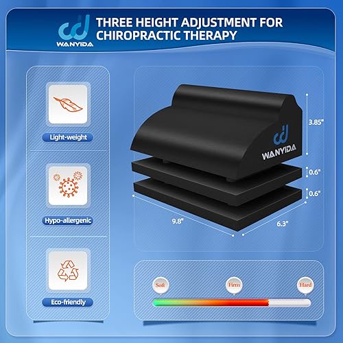 Miniatura 6 de WANYIDA Dispositivo de rollo de tracción ortopédica lumbar, ensanchador de espalda baja para alivio del dolor, tracción de espalda para